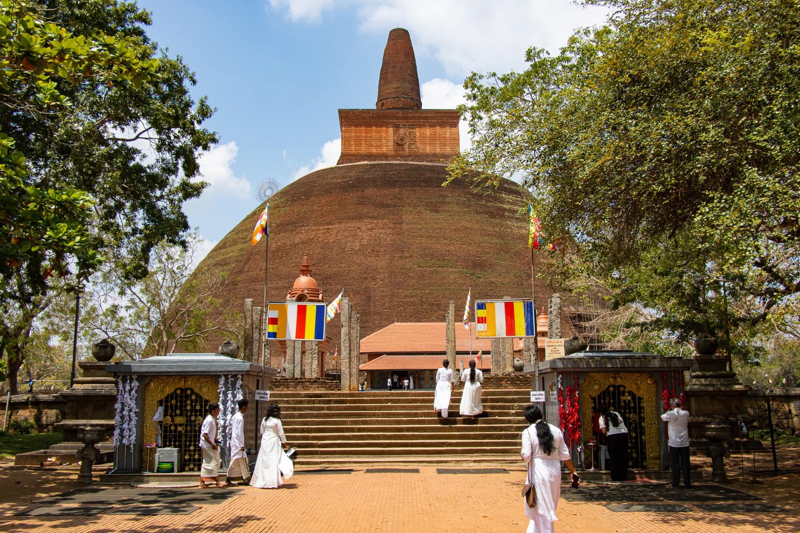 From Sigiriya: Sacred City of Anuradhapura Day Tour